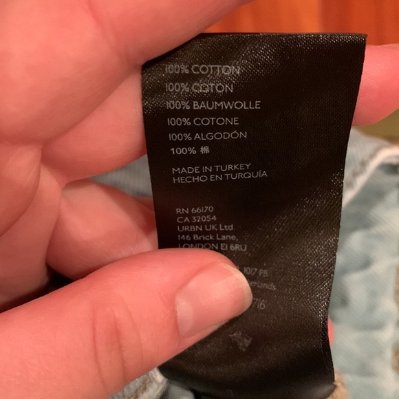 BDG UO Green Girlfriend High Rise Jean Shorts Size 27 - Picture 6 of 6